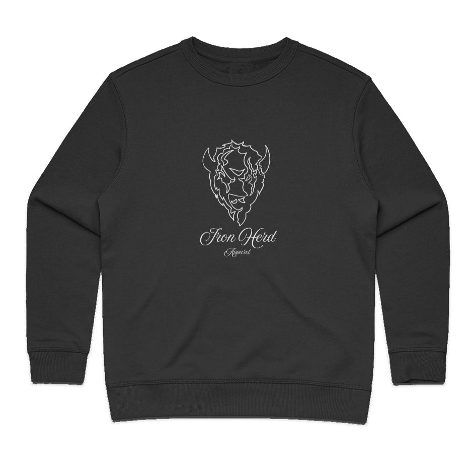 Fancy embroidery Womens Premium Crew