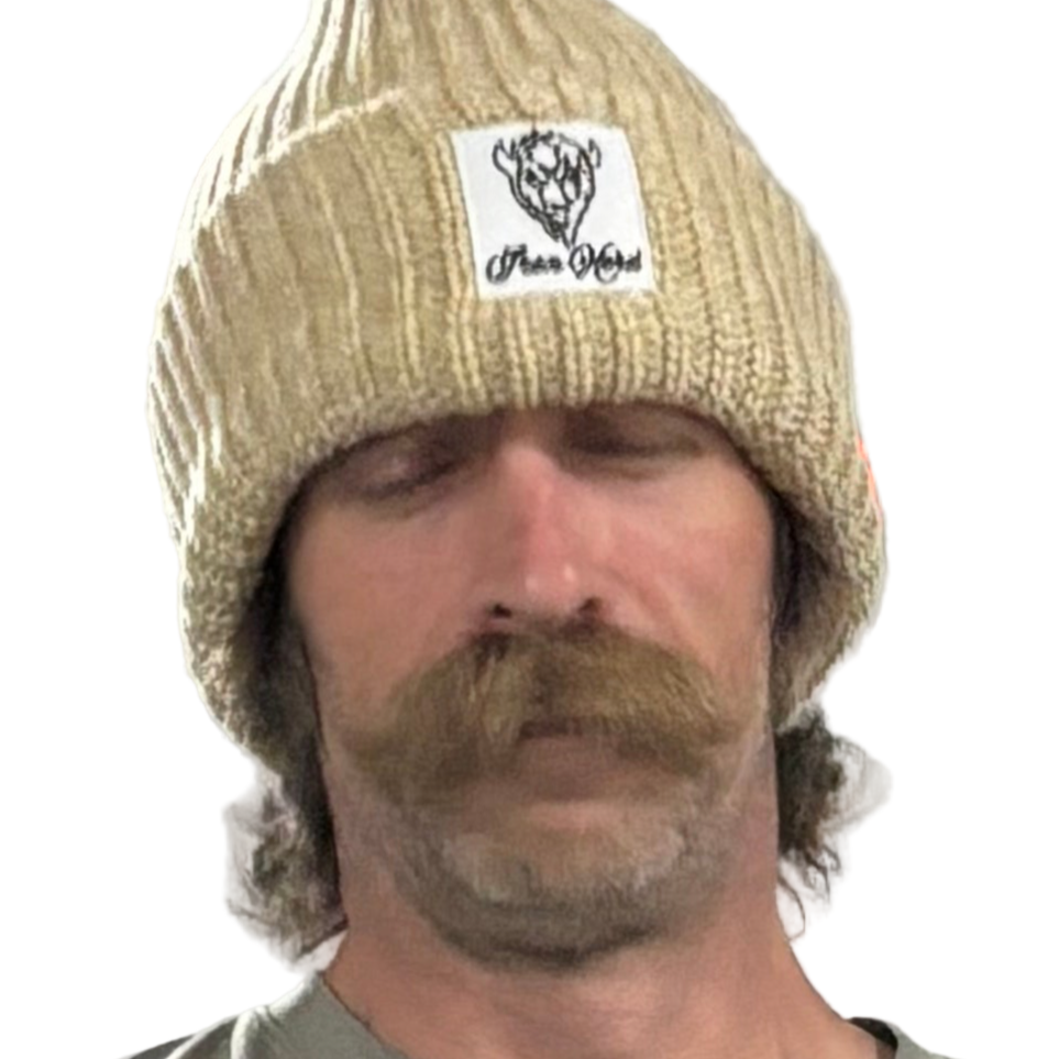 Iron Signature Chunky Knit Beanie