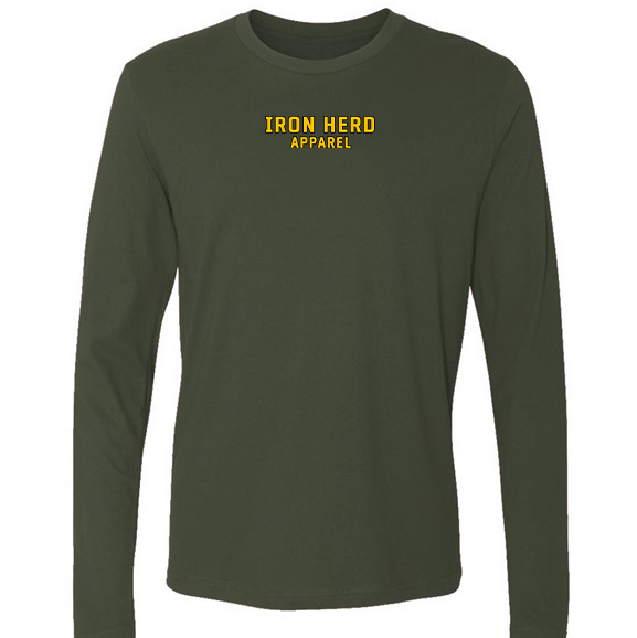 Leaders Eat Last Men's Cotton Long-Sleeve Crew