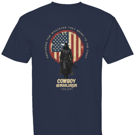 Cowboy Samurai Classic Streetwear T Shirt