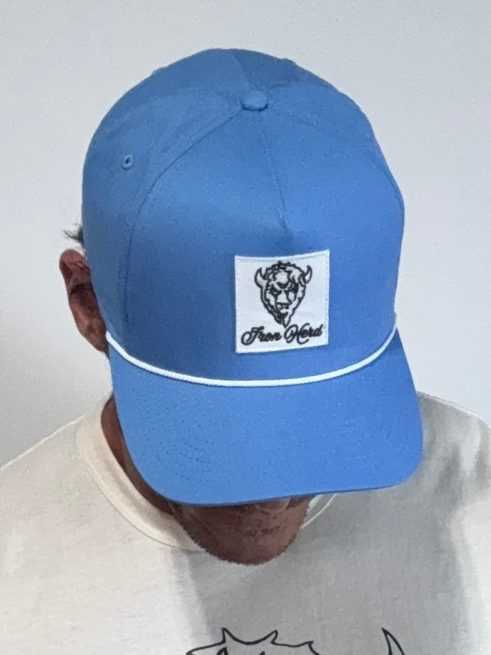 Iron Signature Patch Cotton Cap with Rope