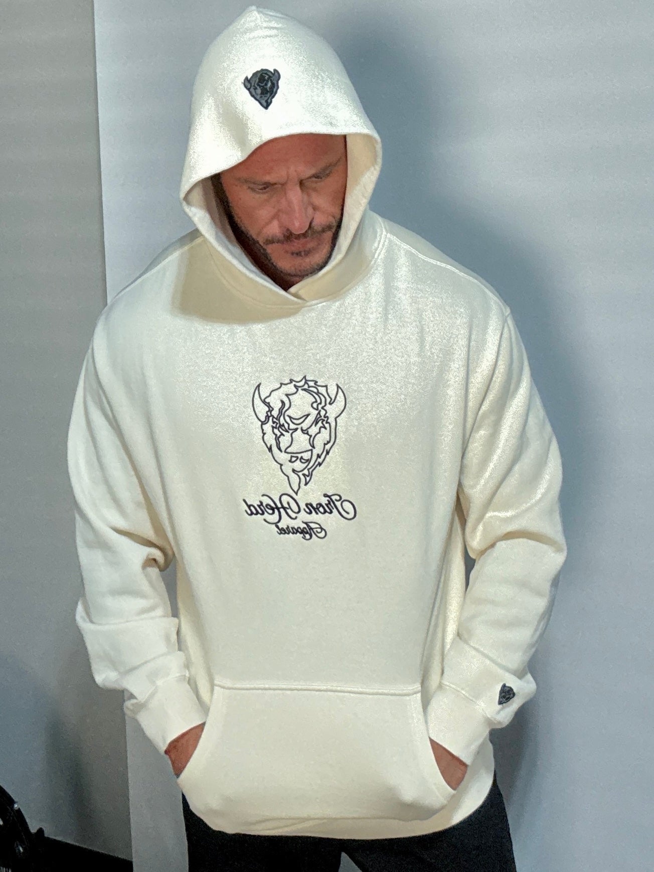 Fancy AF Embroidered Heavy Oversized Hoodie