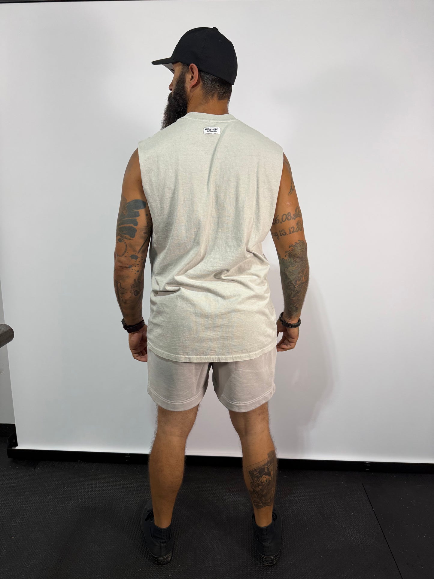 Men's Iron Signature Patch Heavy Faded Tank