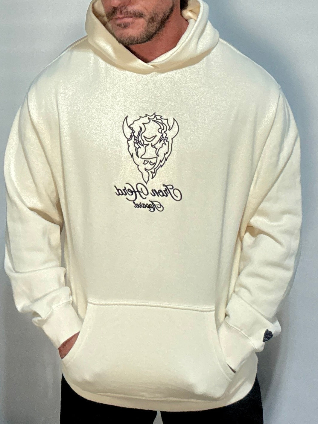 Fancy AF Embroidered Heavy Oversized Hoodie