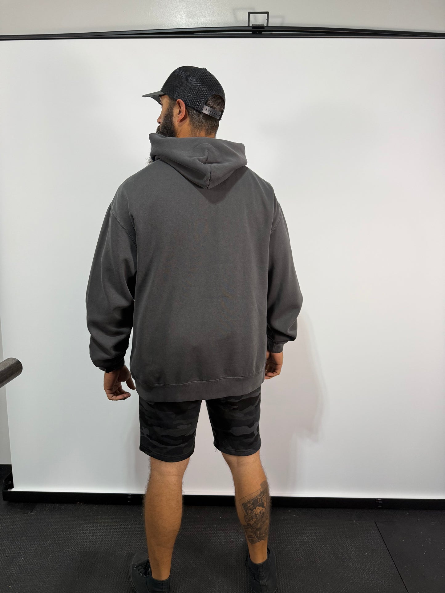 Iron Classic Patch Faded Hoodie