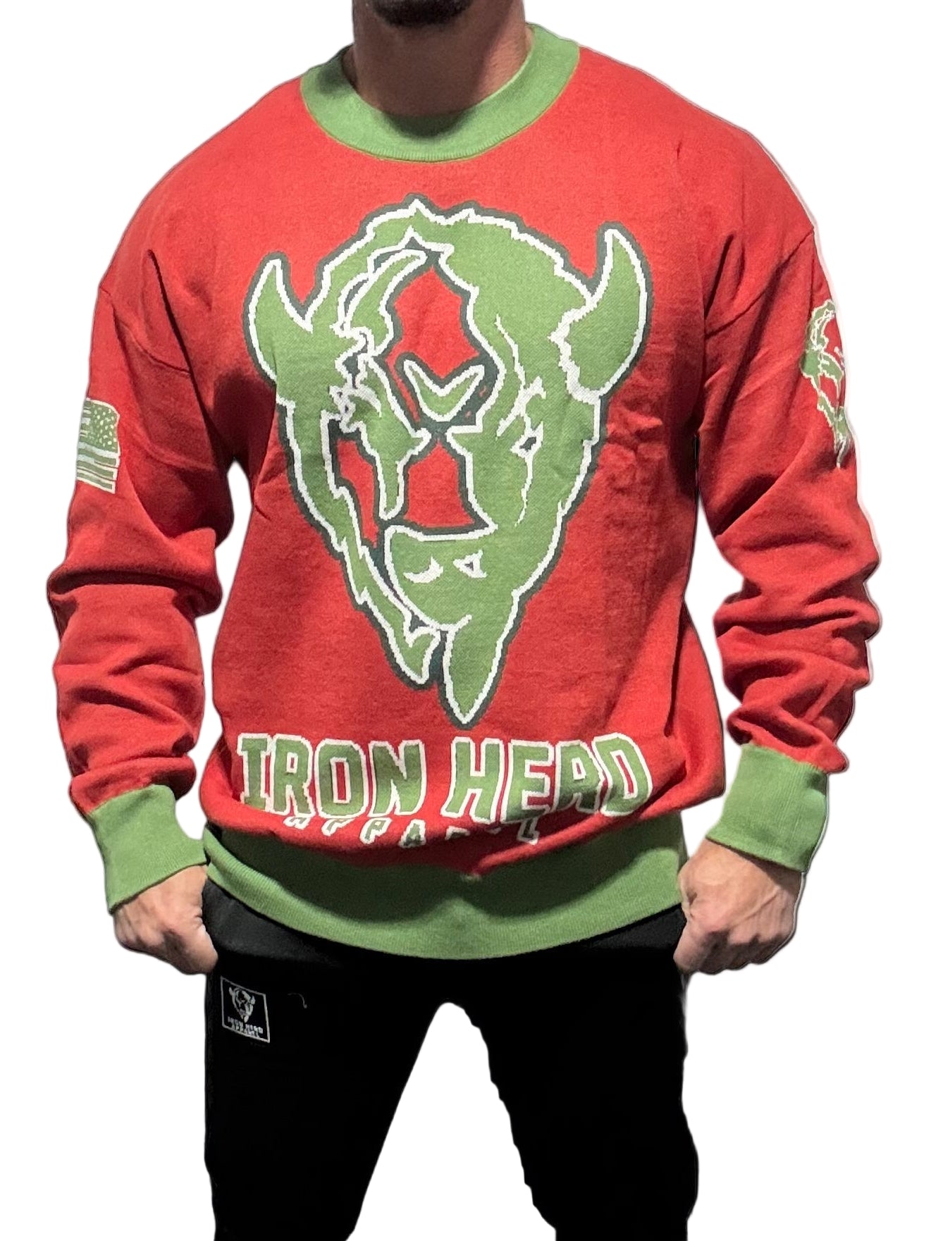 Holly Jolly Relaxed fit knitted crew neck sweater