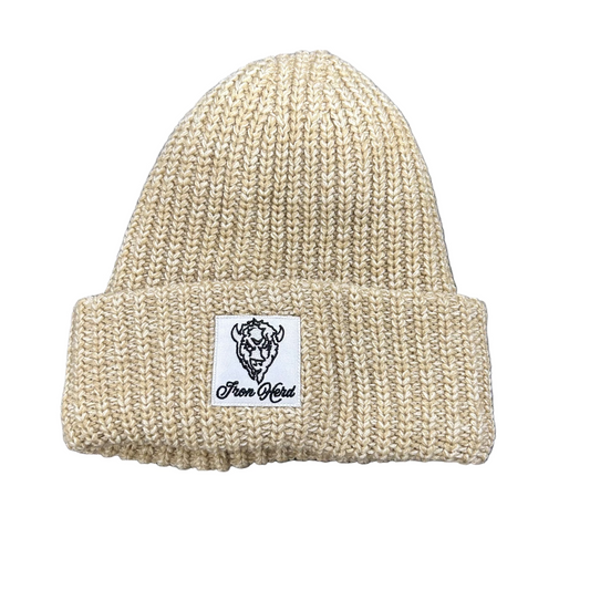 Iron Signature Chunky Knit Beanie